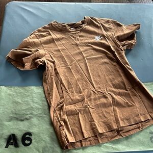 Nike Brown Short Sleeve Kids Tee